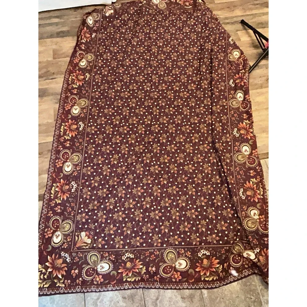 Vintage WILLIAMS SONOMA 100% Cotton Tablecloth Rectangle 70